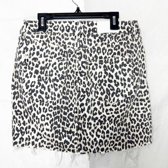 Pistola Denim Cheetah Skirt Size Small - Picture 2 of 4